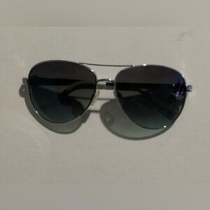 Jessica Simpson Silvertone Aviator Sunglasses